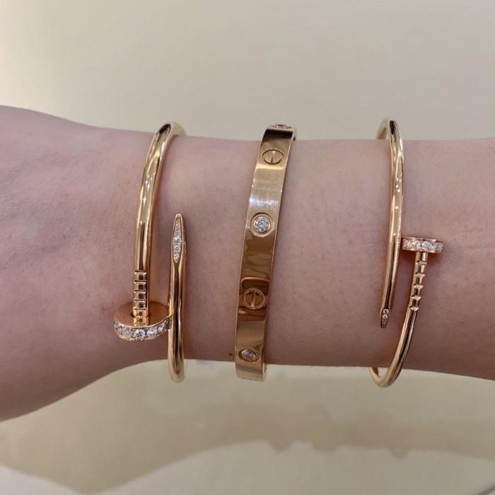 Love Diamond 4 Bracelet 18K-Diamond jewelry-392GBD27000RY-HT