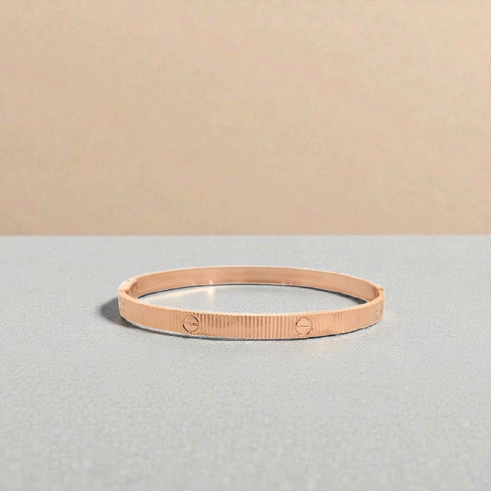 Love Gold Bangle 17K / Gelang Emas Love 17K / Diamond Jewelry / 478GMS757LS