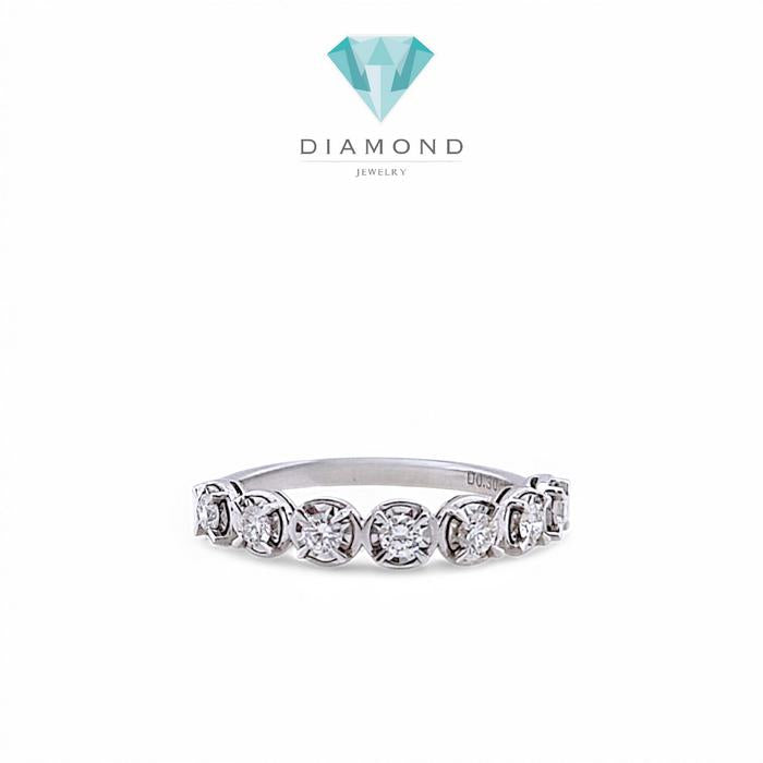 Listring Illusion tennis Diamond Ring 18K / Diamond Jewelry