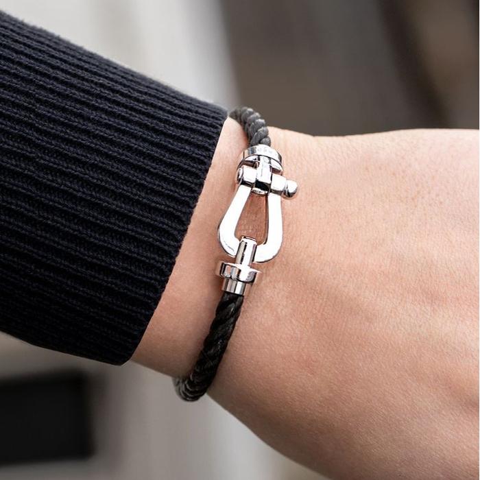 Horseshoes Bracelet Custom 18K Gold Diamond Jewelry MAG-1GBDFREDPOLOSLSNEW-HT