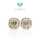 Diamond Baguette Earrings-Anting Berlian Baguette-Diamond Jewelry