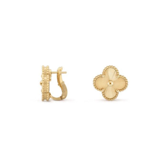 Clover Anting Gold Fashion 18K vintage