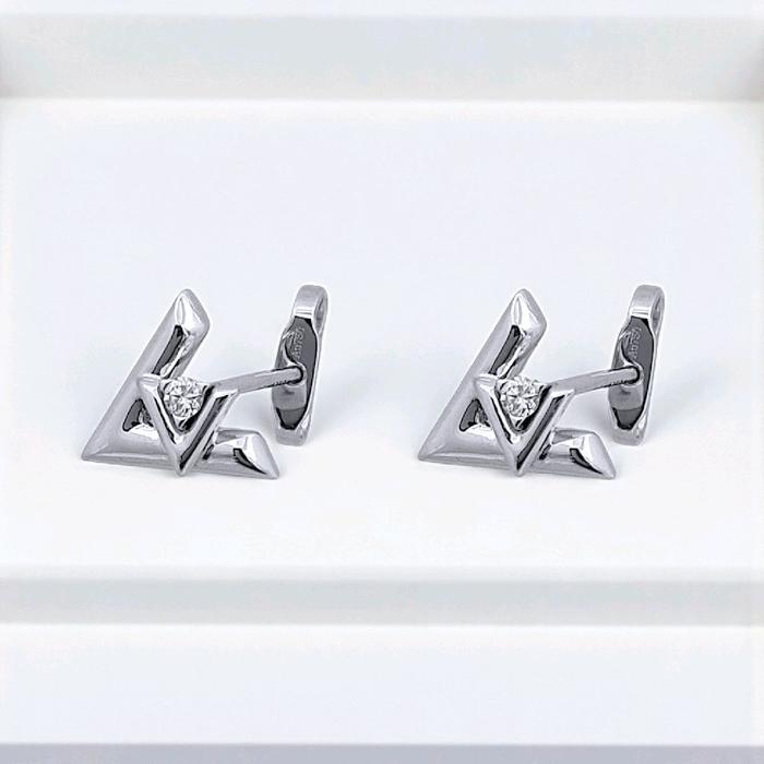 Volt Diamond Earring 18K / Anting Volt Berlian 18K / Diamond Jewelry 399ABDAB29800LS-HT
