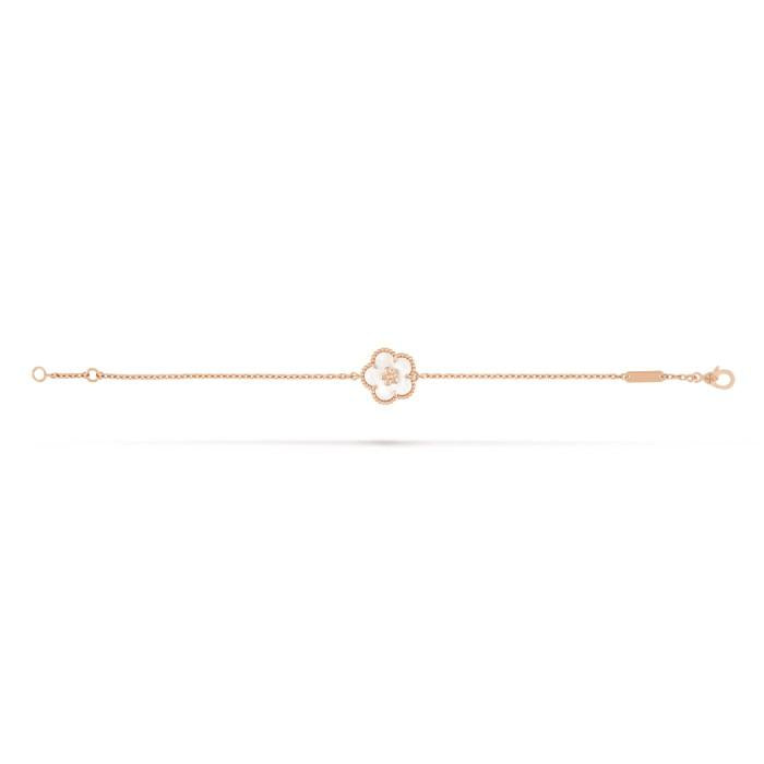 Lucky Spring Necklace/Bracelet/Earring/Ring 18K Rose Gold-Diamond Jewelry-360KBD484RY-18GMS322LS-260ABD773RY-385CBD800LS-HT