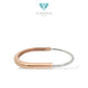 Lock Bangle Rose Gold 17K / Gelang Gembok Rose Gold 17K / Diamond Jewelry / 470GMS730LS