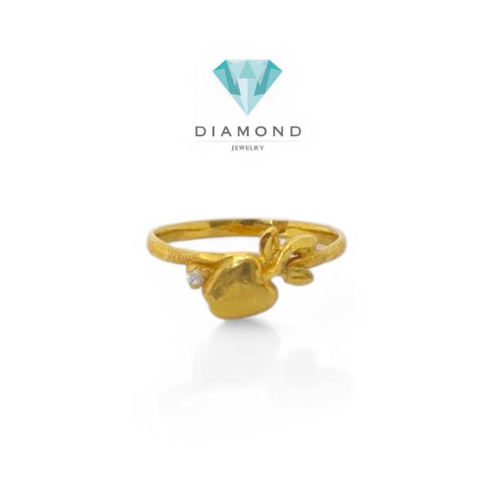 Cincin Emas Apple 23K-Diamond Jewelry