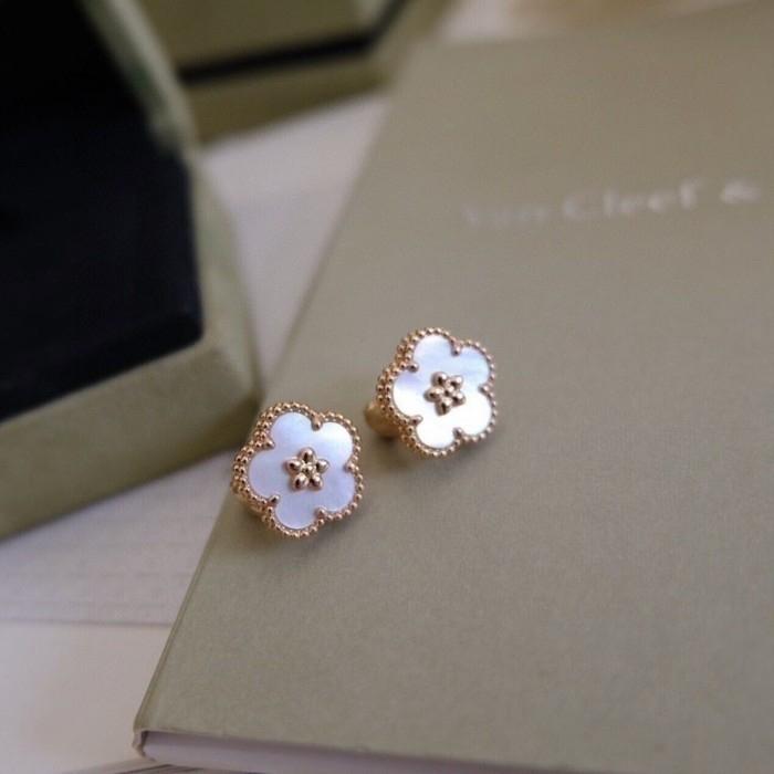 Lucky Spring Necklace/Bracelet/Earring/Ring 18K Rose Gold-Diamond Jewelry-360KBD484RY-18GMS322LS-260ABD773RY-385CBD800LS-HT