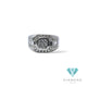 Cushion Diamond  Men's Ring 18k-Diamond Jewelry