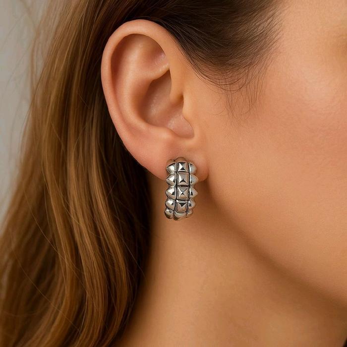 Clash Earring 18K / Anting Clash 18K / Diamond Jewelry 3ABD1300RB-HT