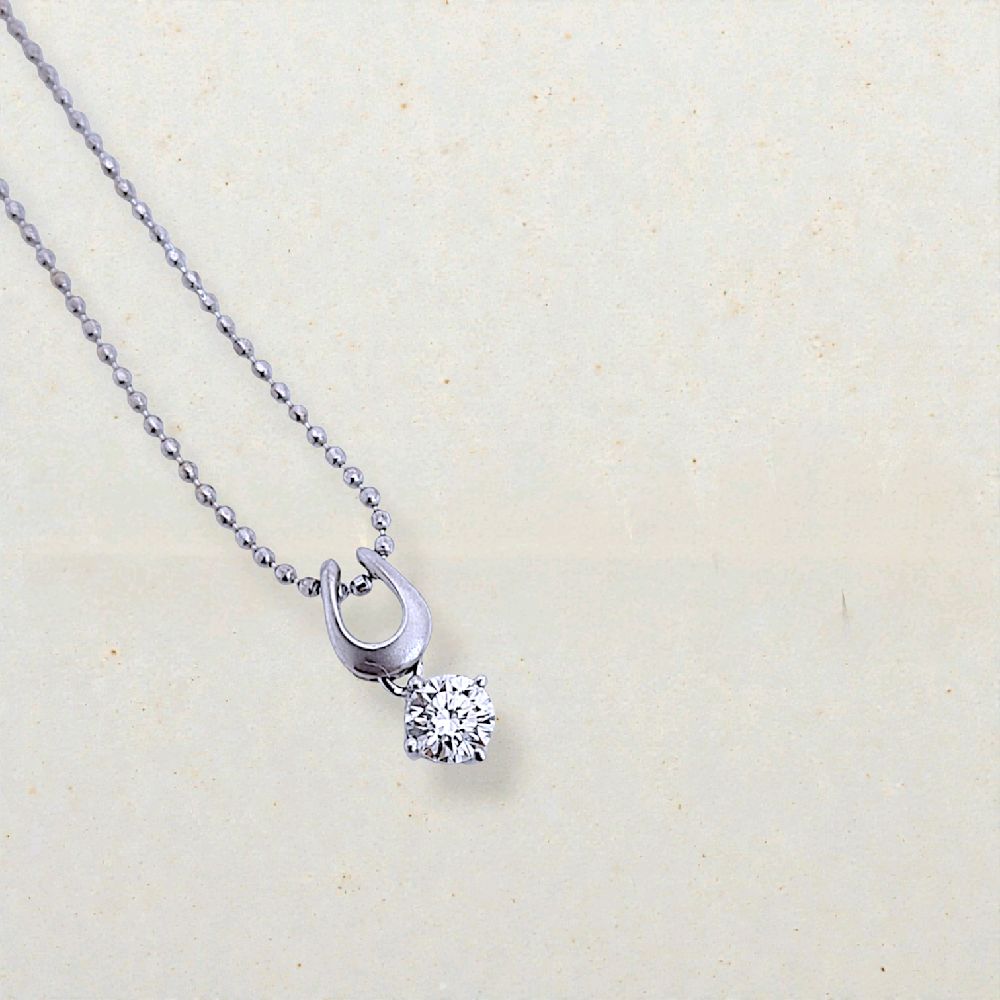 Solitaire Diamond Pendant 18K / Kalung Berlian Solitaire 18K / Diamond Jewelry / 1LB1090PP