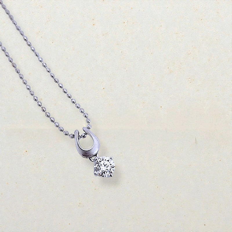 Solitaire Diamond Pendant 18K / Kalung Berlian Solitaire 18K / Diamond Jewelry / 1LB1090PP