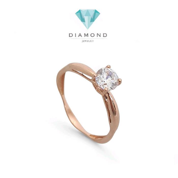 Cincin Mas Rose Gold Solitaire-Diamond Jewelry-415CMS140LS-HT
