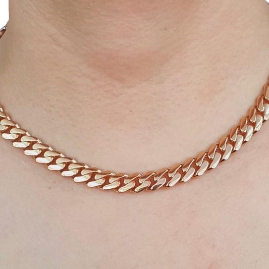 Omega necklace choker 4mm 18 cm Diamond Jewelry
