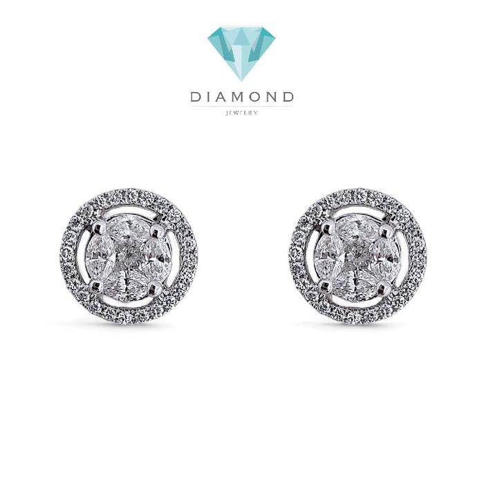 Hello Esperanza Diamond Earring 18K / Anting Berlian Hello Esperanza 18K / Diamond Jewelry 399AB1120PRLS HT