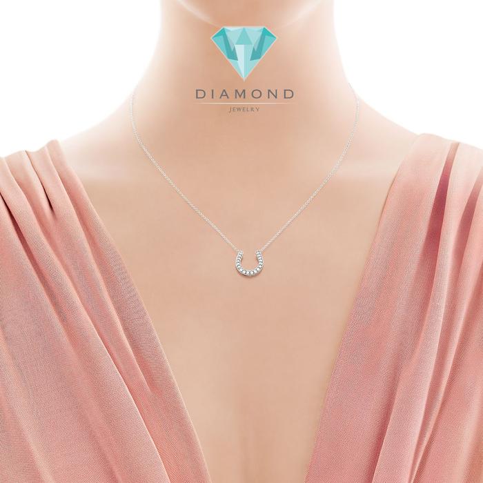 Diamond Horseshoe Necklace Tif Diamond Jewelry