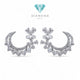 Flower Diamond Earring 18K Model C / Anting Bunga Berlian 18K / Diamond Jewelry 397AB20600VIONLS -HT