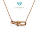 Hardwear Medium Necklace 18K / Kalung Rantai Sedang 18K / Diamond Jewelry 18KBD770RB-HT
