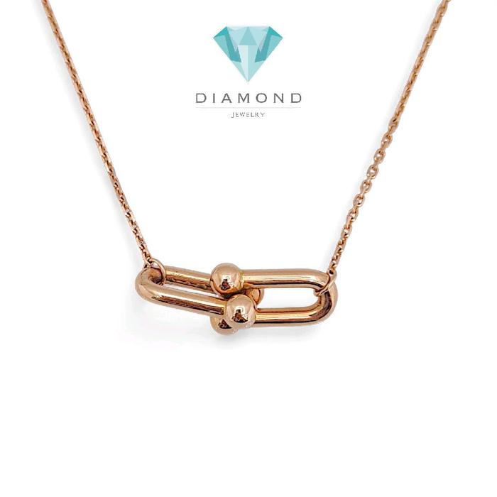 Hardwear Medium Necklace 18K / Kalung Rantai Sedang 18K / Diamond Jewelry 18KBD770RB-HT