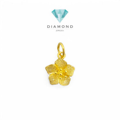 Liontin Mas Bunga Yellow Gold 24K-Diamond Jewelry