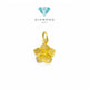 Liontin Mas Bunga Yellow Gold 24K-Diamond Jewelry