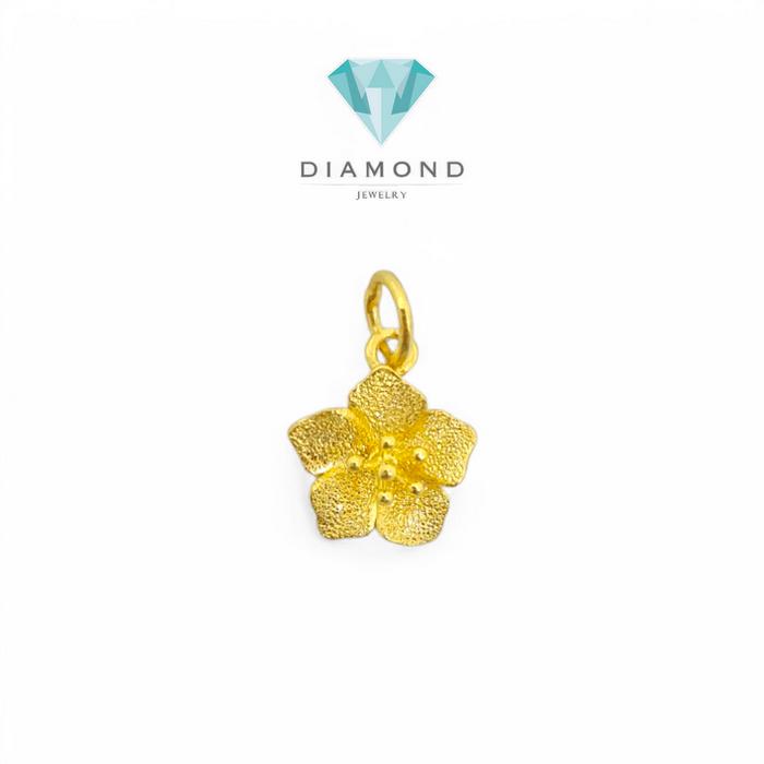 Liontin Mas Bunga Yellow Gold 24K-Diamond Jewelry