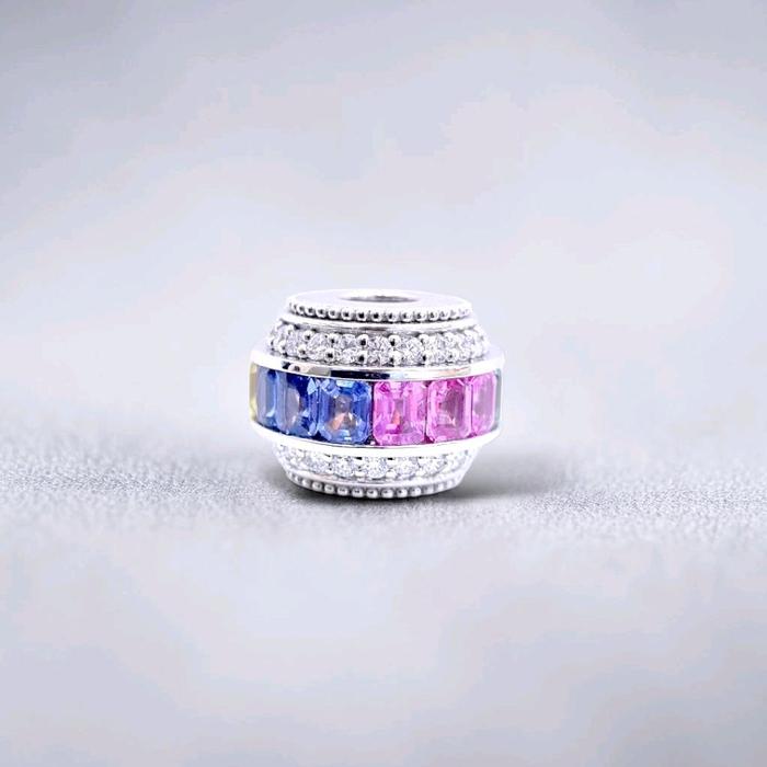 Rainbow Diamond Pendants 18K / Liontin Berlian Pelangi 18K / Diamond Jewelry / 4LB173200AB