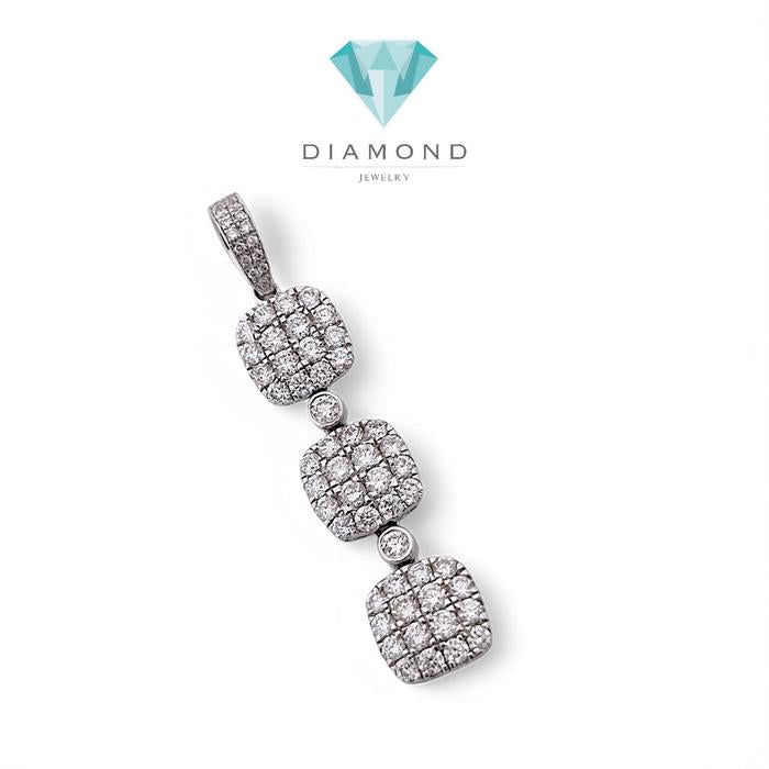 Liontin Cushion Diamond 18K / Diamond Jewelry