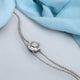 Diamond Bracelet Sahara Round / Gelang Berlian Bulat Simple /Gelang Berlian Asli Sahara 18k - Diamond Jewelry