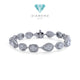 Tennis Fancyshape Diamond Bracelet 18K / Gelang Tennis Fancyshape Diamond 18K / Diamond Jewelry 403GB4000ANANLS-HT