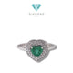 Love Emerald Ring / Cincin Emerald Berlian / Diamond Jewelry