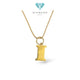 Gold Pendants Letter I 23K / Liontin Emas Huruf   I 23K / Diamond Jewelry / 295LMSWP1