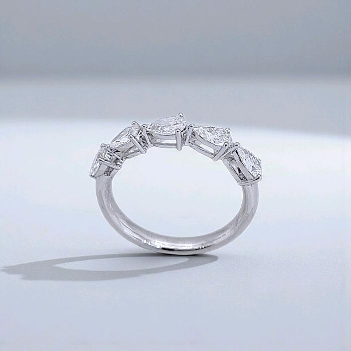 Listring Pear Diamond Ring 18K / Cincin Listring Pear Berlian 18K / Diamond Jewelry 375CB1575ANANLS HT