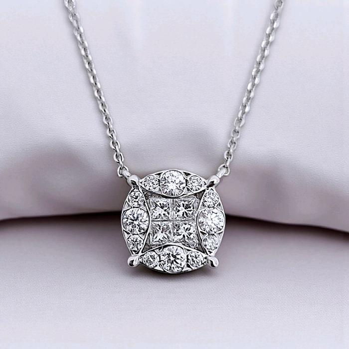 Esperanza Diamond Necklace 18K / Kalung Berlian Esperanza 18K / Diamond Jewelry 396KBD21400GTLS-HT