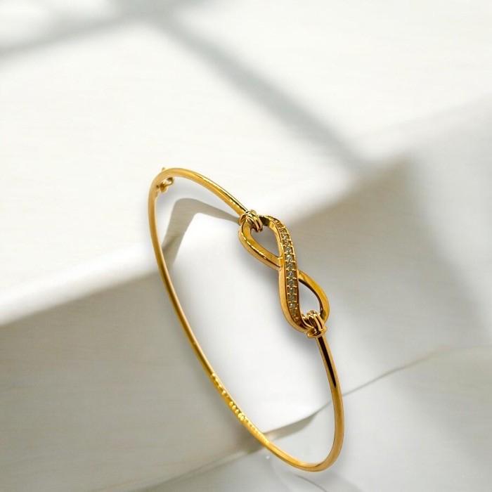 Infinity bracelet / gelang infinity emas 700-419GMS369LS