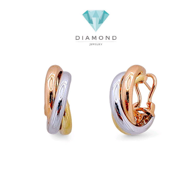 Trinity Large Earring 18K / Anting Trinity Besar 18K / Diamond Jewelry 396ABD970RY-HT