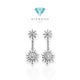 Diamond star matahari earring/anting berlian matahari 18k white gold-Diamond Jewelry