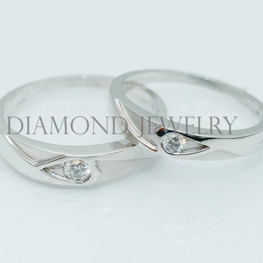 Cincin Kawin/Wedding Ring - Diamond Jewelry Two Tone 01020748/01020749