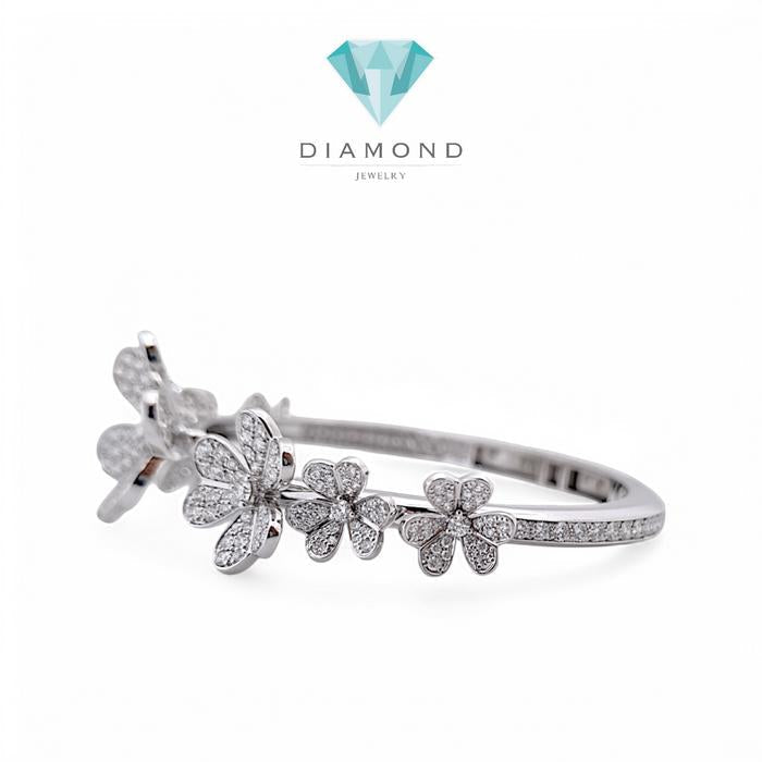 Frivole Diamond Bangle 18K / Diamond Jewelry-137GBD713000AB-HT