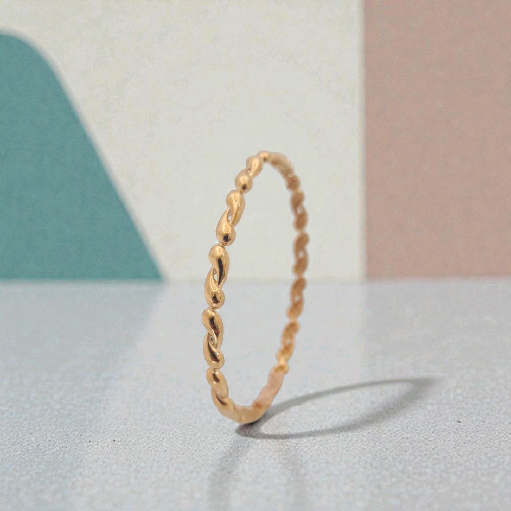 Tear Drop Gold Bangle bottega Brecelet 16K / Gelang Emas Tear Drop 16K / 461GMS534LS