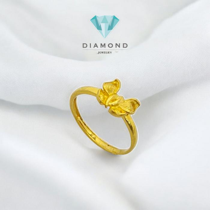 Cincin Mas Butterfly 24K-Diamond Jewelry