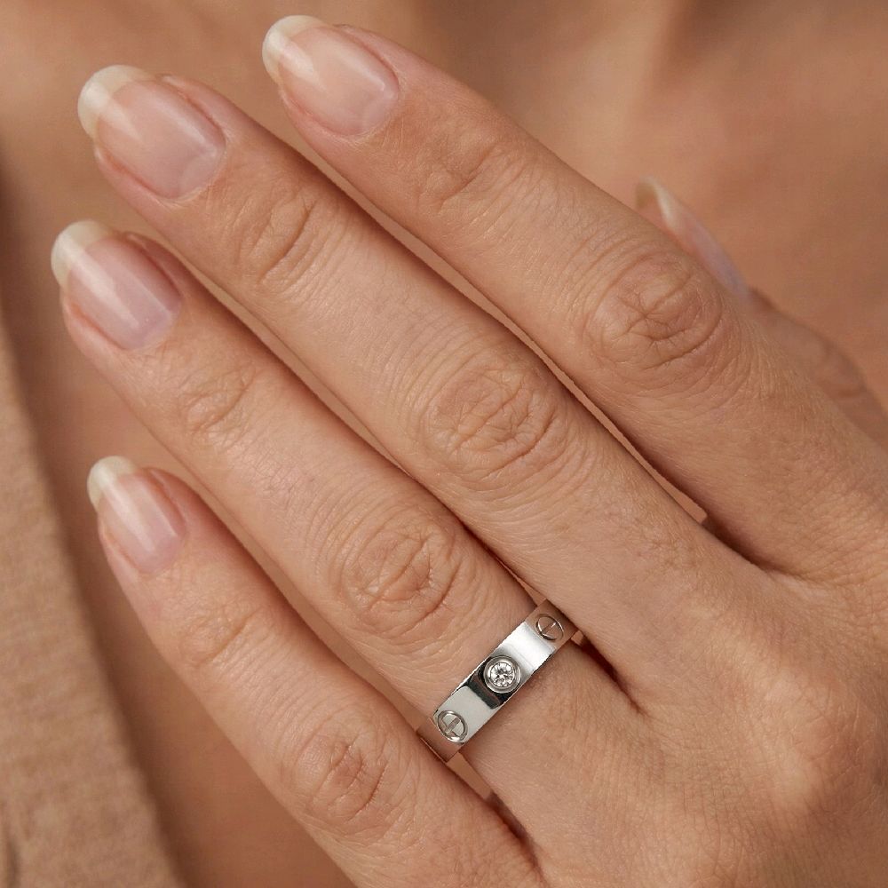 Love Diamond Ring 18K / Cincin Love Berlian 18K / Diamond Jewelry - 118CBD61800AB