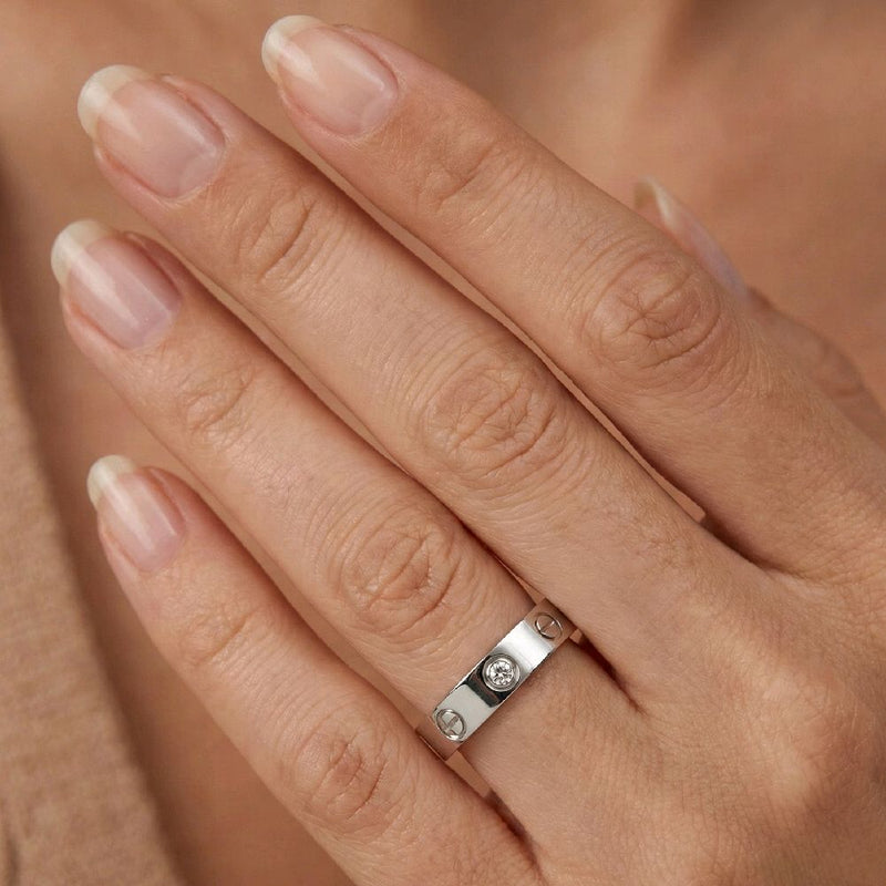 Love Diamond Ring 18K / Cincin Love Berlian 18K / Diamond Jewelry - 118CBD61800AB