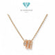 Snake ulo diamond pendant 18k/kalung ular berlian-Diamond Jewelry