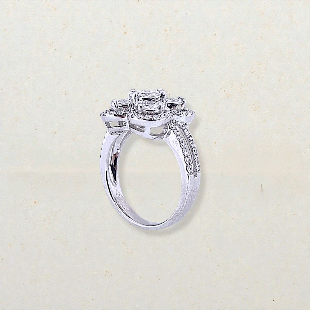 Flower Diamond Ring 18K / Cincin Bunga Diamond Jewelry / 4CB1335PP