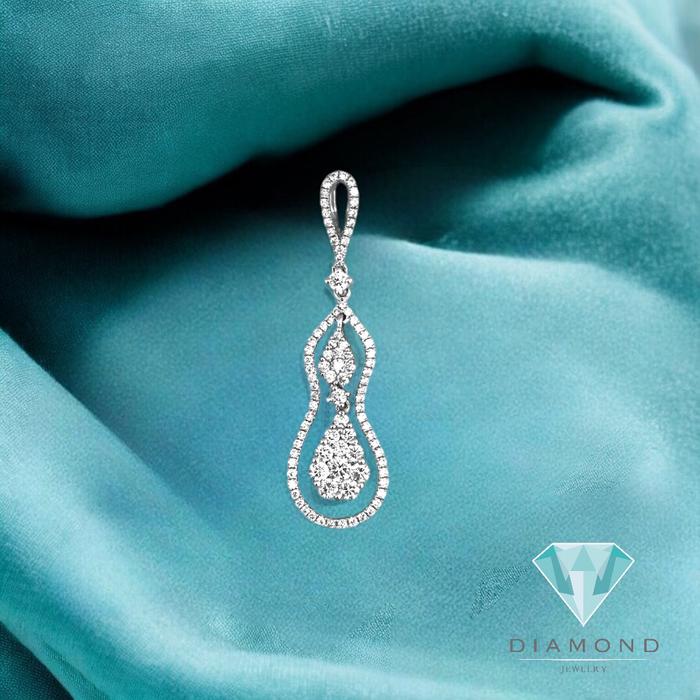 Kalung Berlian Panjang 18K