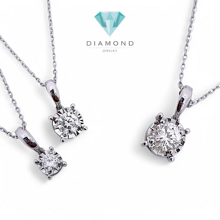 Liontin Solitaire Diamond 18K / Diamond Jewelry