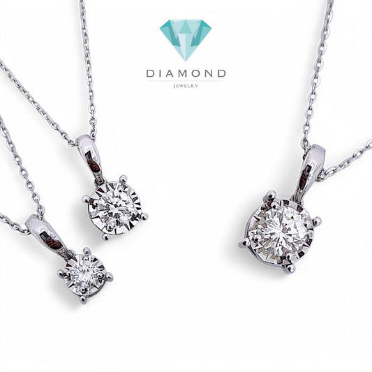 Liontin Solitaire Diamond 18K / Diamond Jewelry