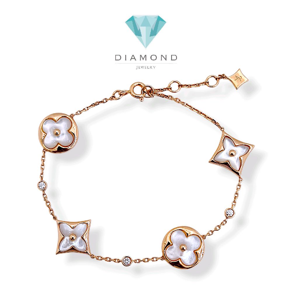Blossom Flower Diamond Bracelet 18K / Gelang Berlian Bunga Blossom 18K / Diamond Jewelry - 170GBD89100AB