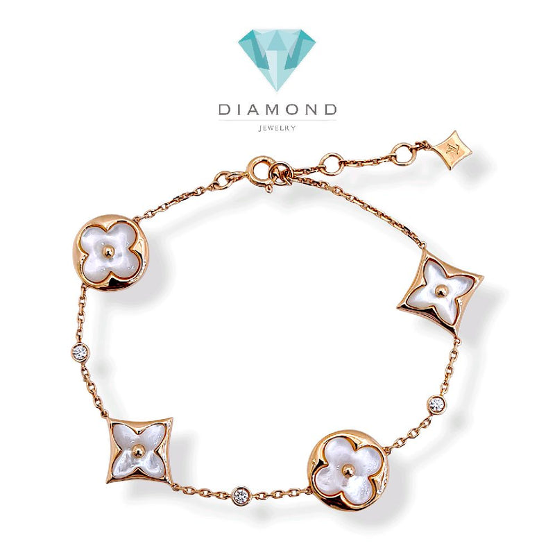 Blossom Flower Diamond Bracelet 18K / Gelang Berlian Bunga Blossom 18K / Diamond Jewelry - 170GBD89100AB