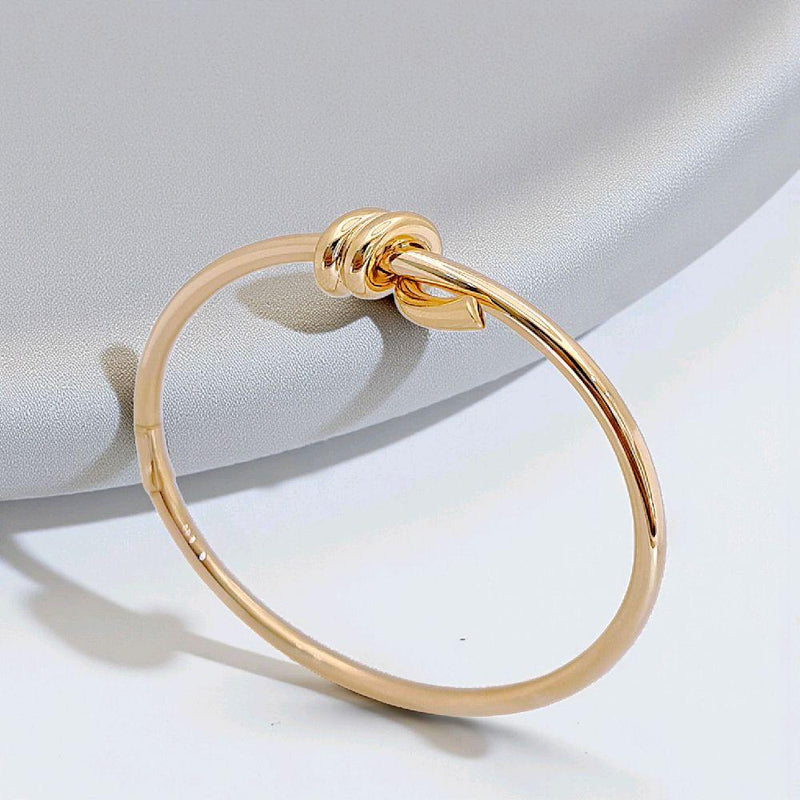 Knot Bracelet 18K / Gelang Knot 18K / Diamond Jewelry 421GBD1467RY-HT